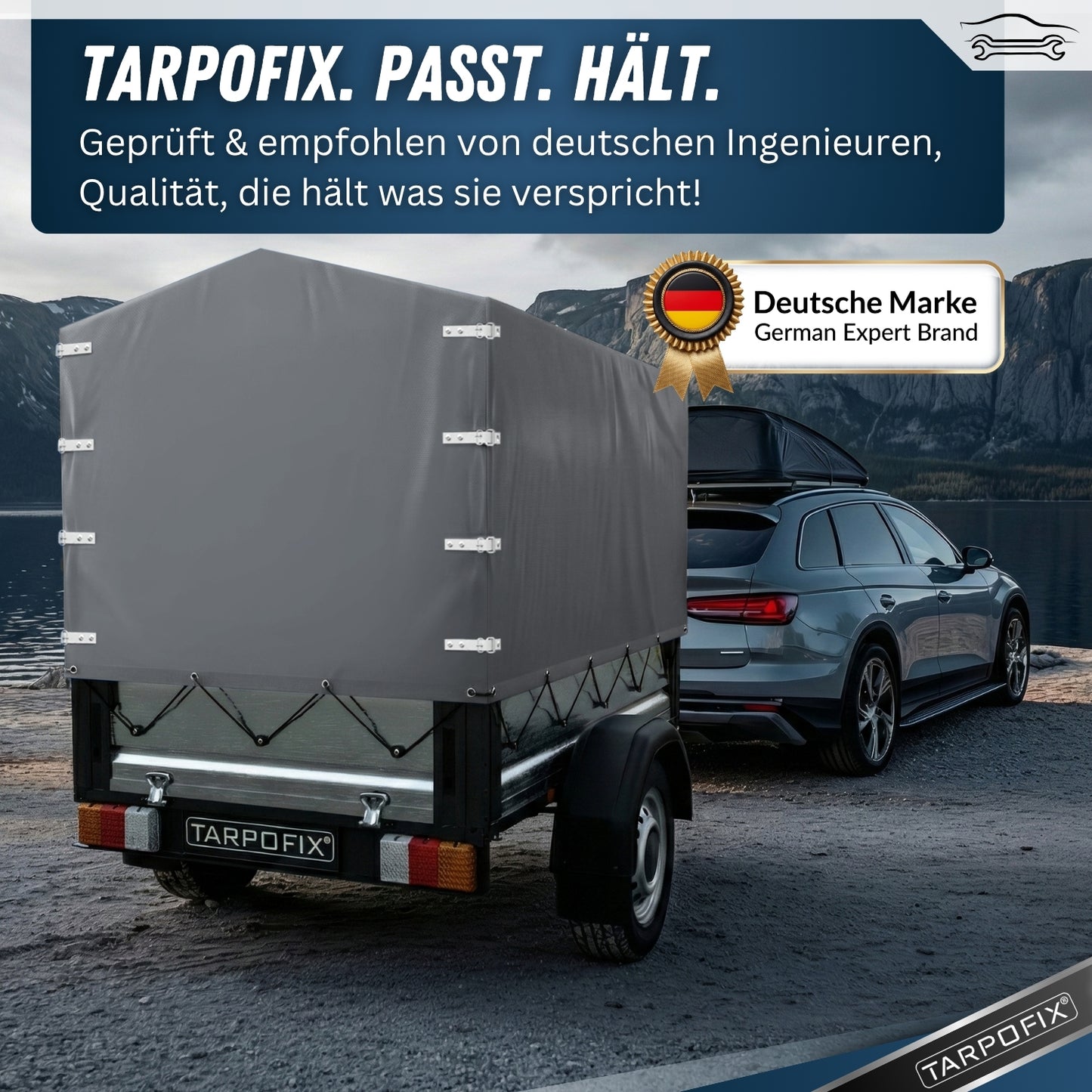 Hochplane nach Maß mit Spitzdach