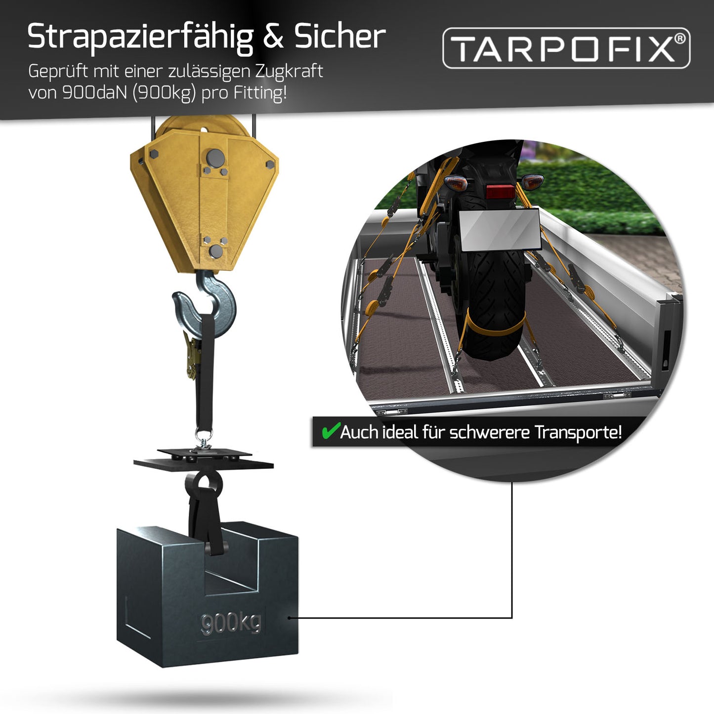 Airline Fittinge für Airlineschinen (10 Stk.) von Tarpofix