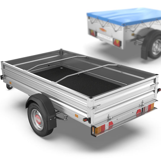 Anhänger Planenbügel 100–145 cm aus Aluminium, 2er Set