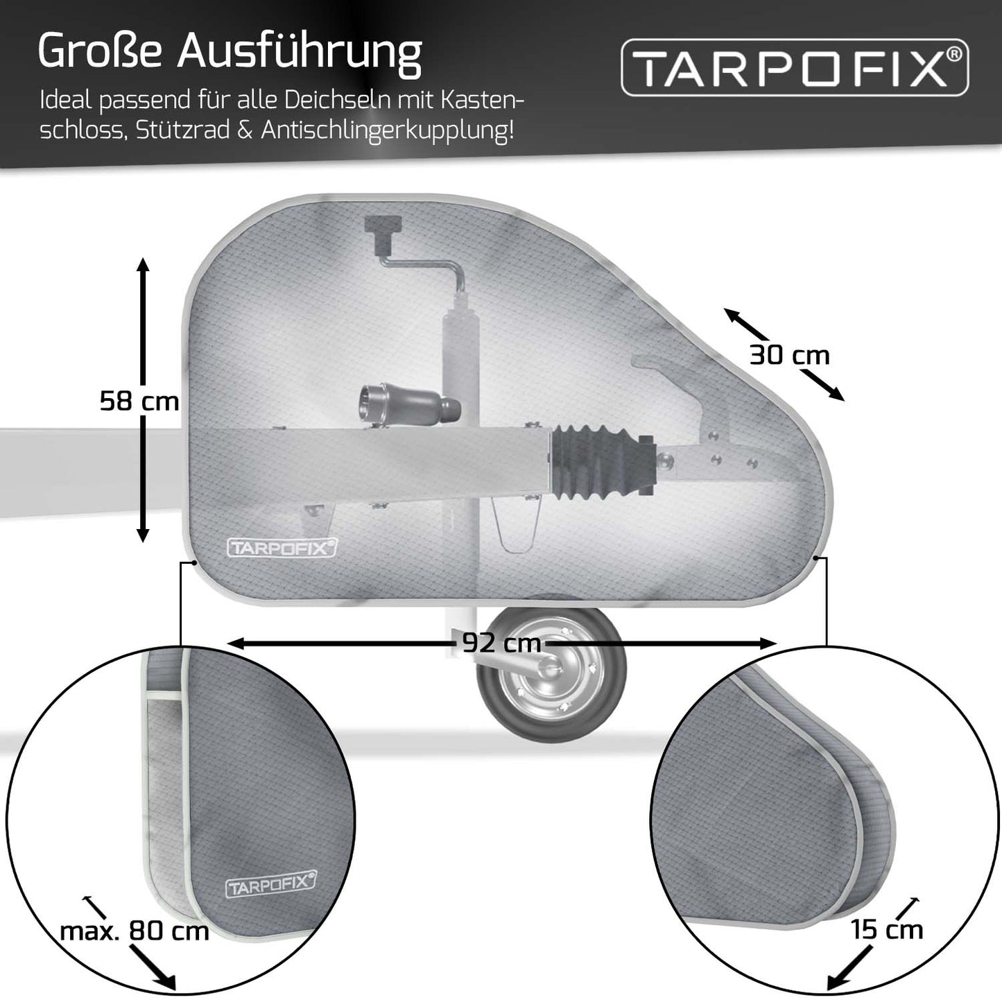 Deichselabdeckung