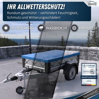 Anhänger Flachplane 160 x 110 x 7,5 cm