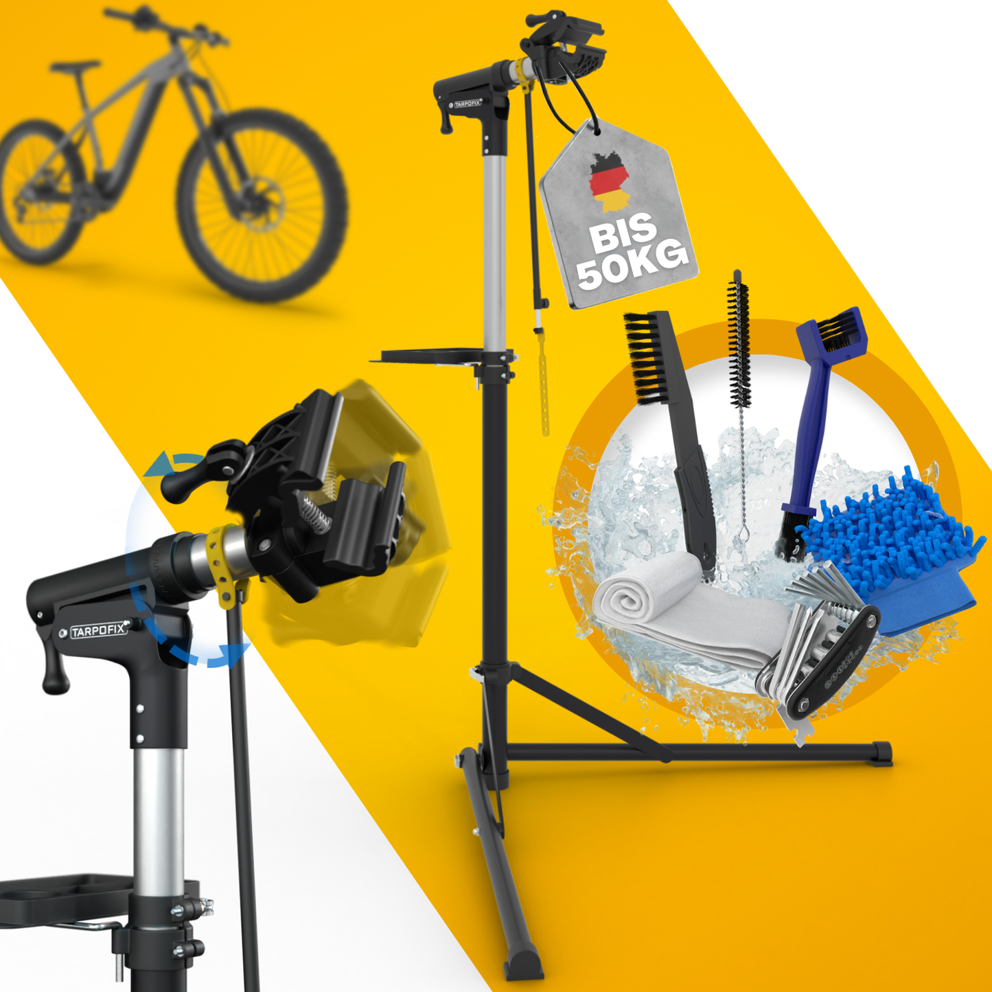 Fahrrad Montageständer 50 kg