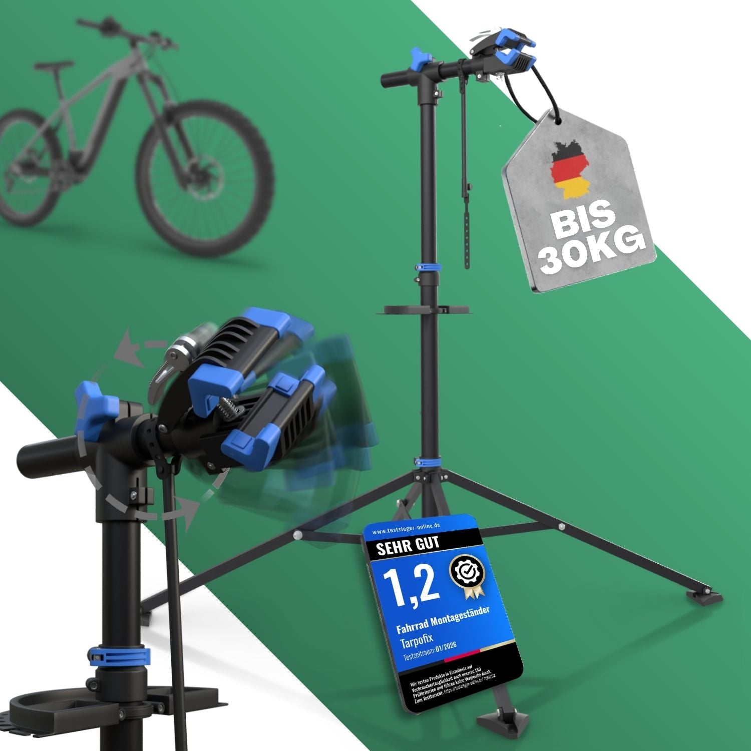 Fahrrad Montageständer 30 kg