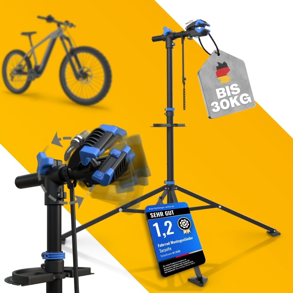 damenfahrrad montageständer Fahrrad 30 kg – Höhenverstellbar & Mobil für E-Bikes – Tarpofix Colour:Blue Fotos sichern auf der Bosch-PX