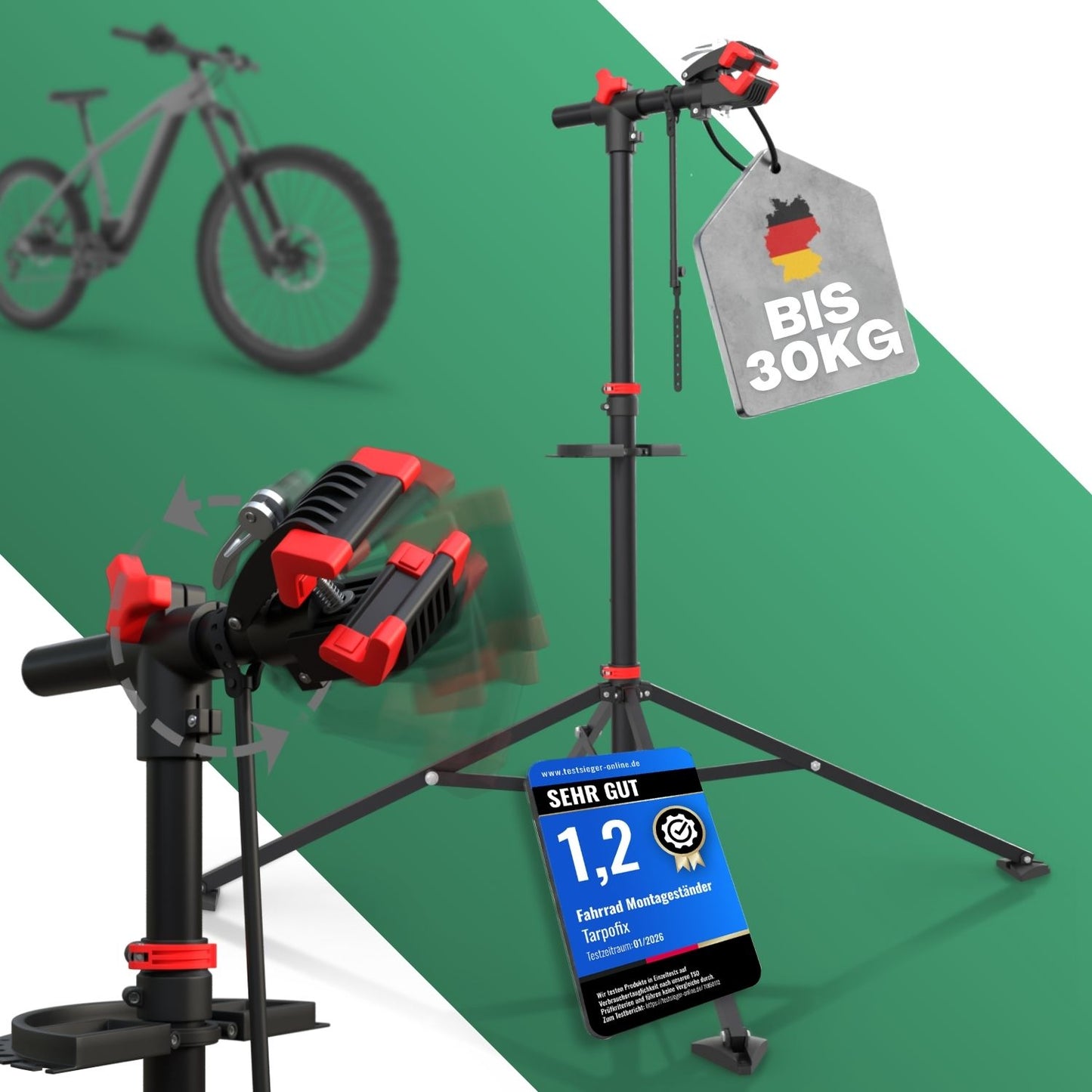 Fahrrad Montageständer 30 kg