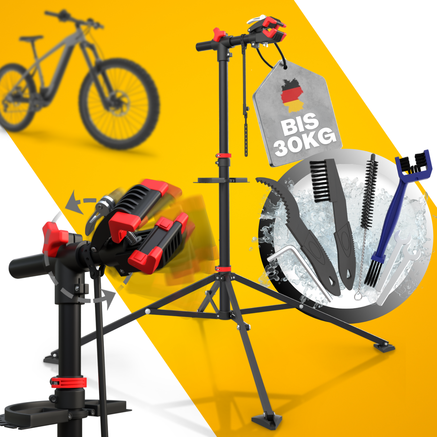 Fahrrad Montageständer 30 kg