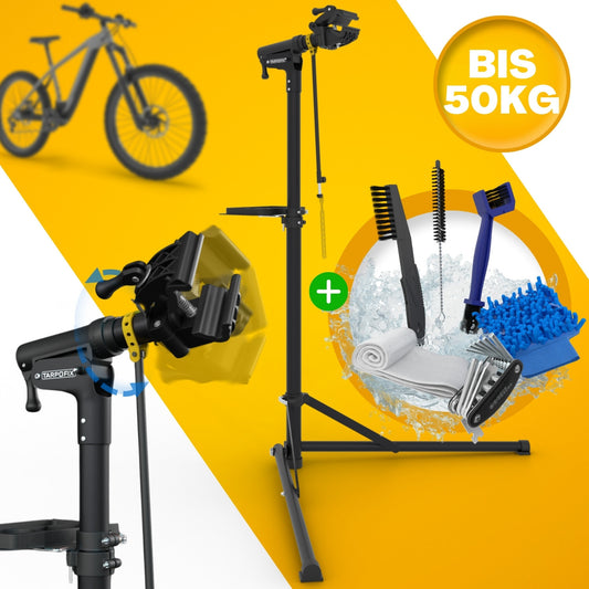 Fahrrad Montageständer für E-Bikes, Rennräder und Mountainbikes