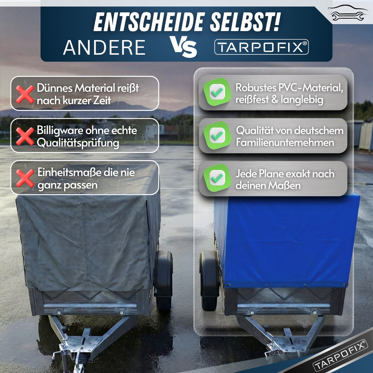 Hochplane nach Maß