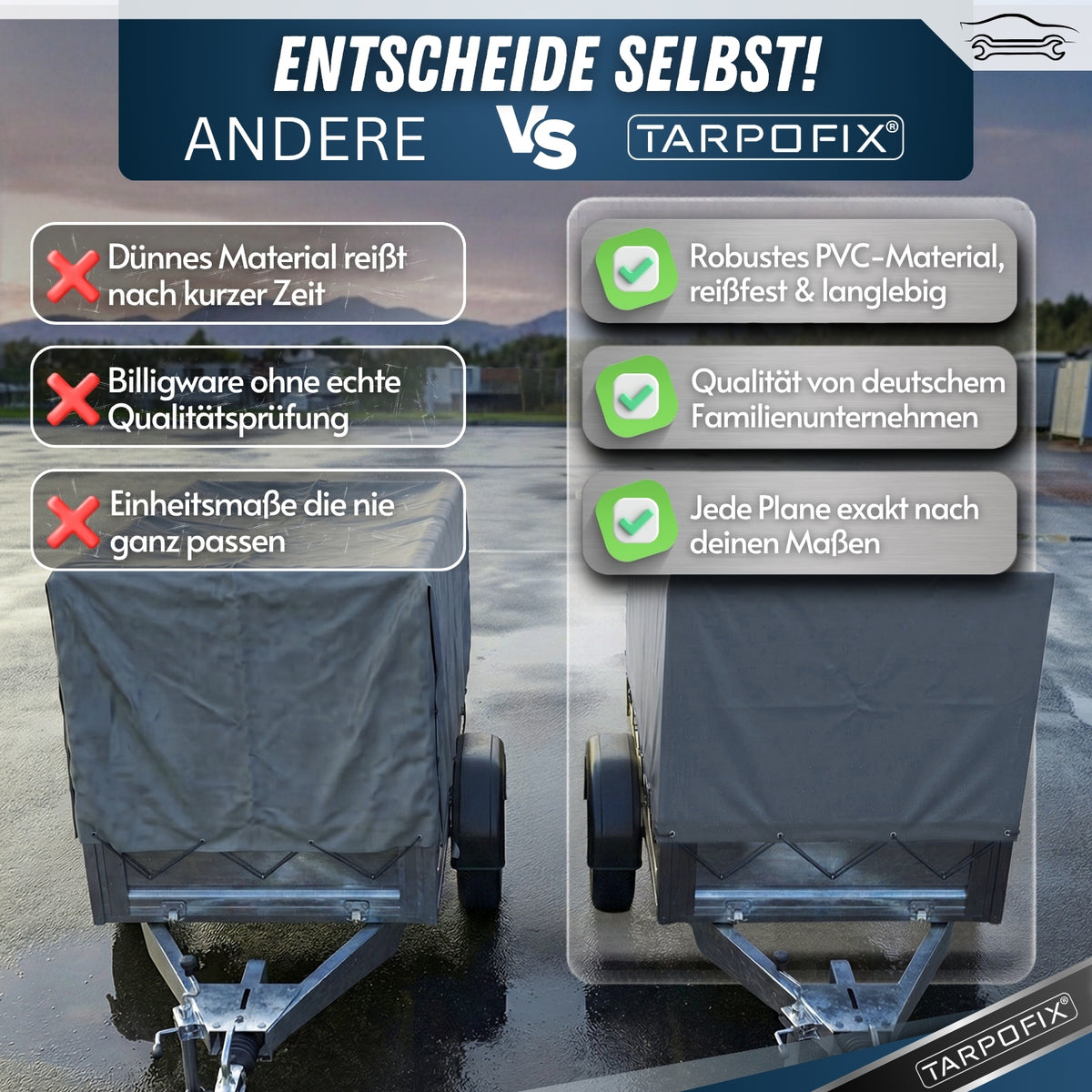 Hochplane nach Maß