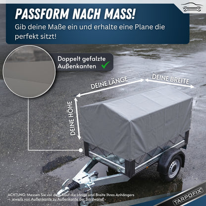 Hochplane nach Maß mit Spitzdach