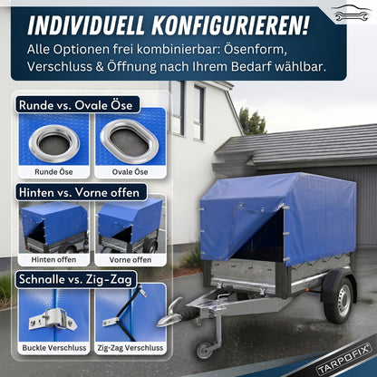 Hochplane nach Maß mit Windschräge