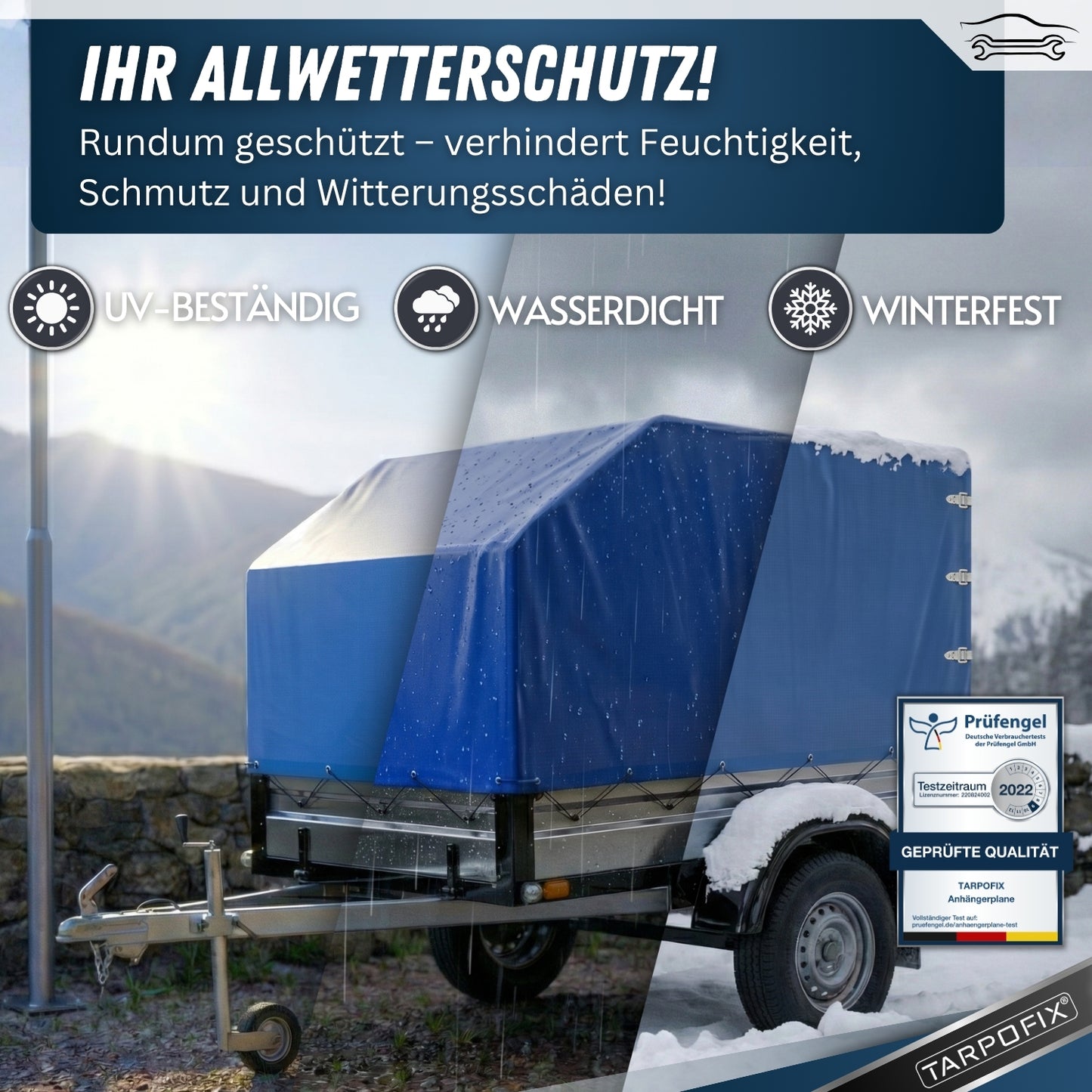 Hochplane nach Maß mit Windschräge