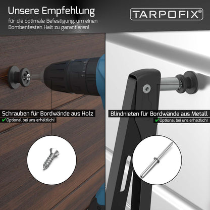 Planenknöpfe aus Hartkunststoff (20 Stk.)