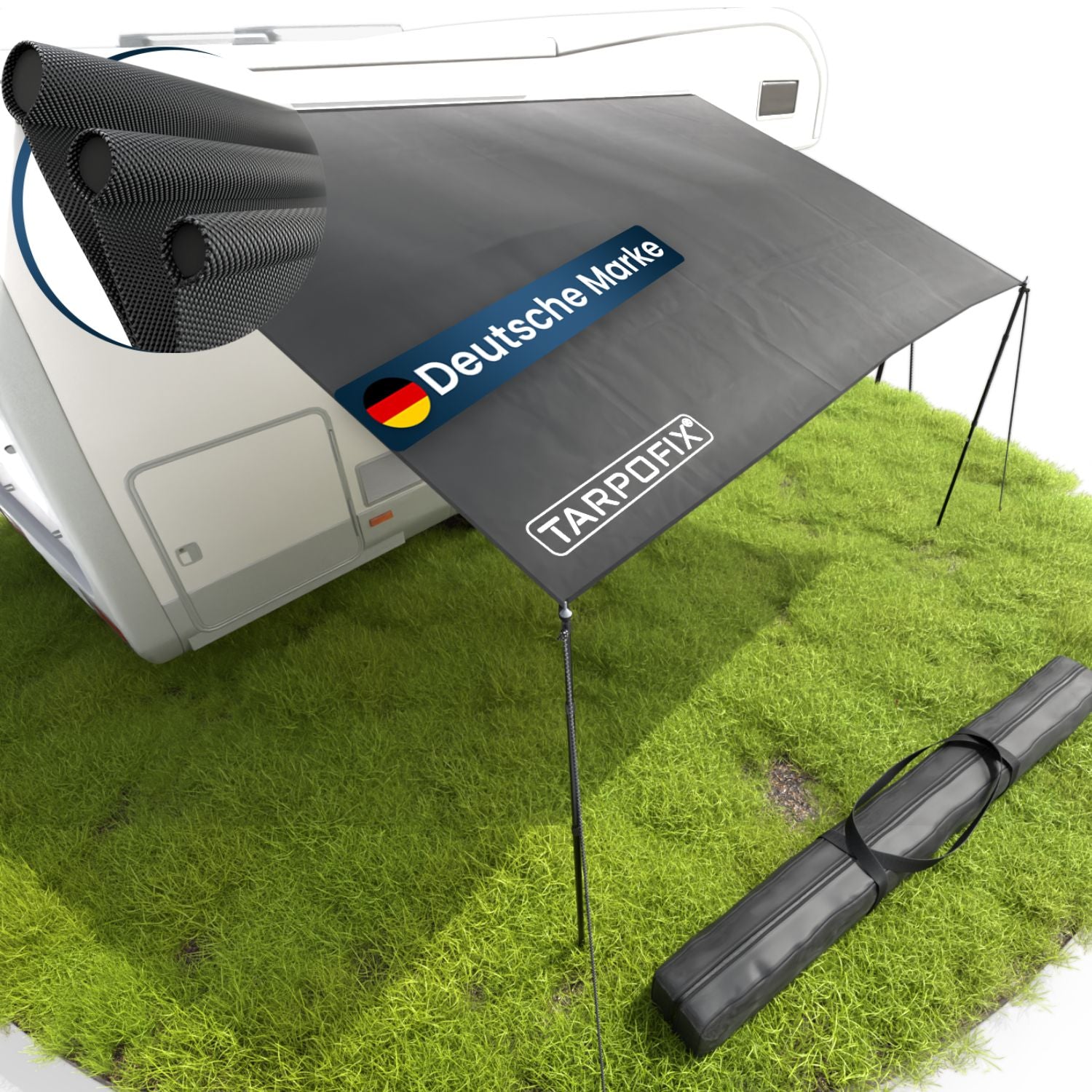 Wohnwagen Vorzelt mit Keder wasserdicht UV60+