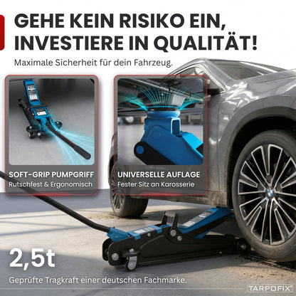 Wagenheber 2,5t mit Koffer