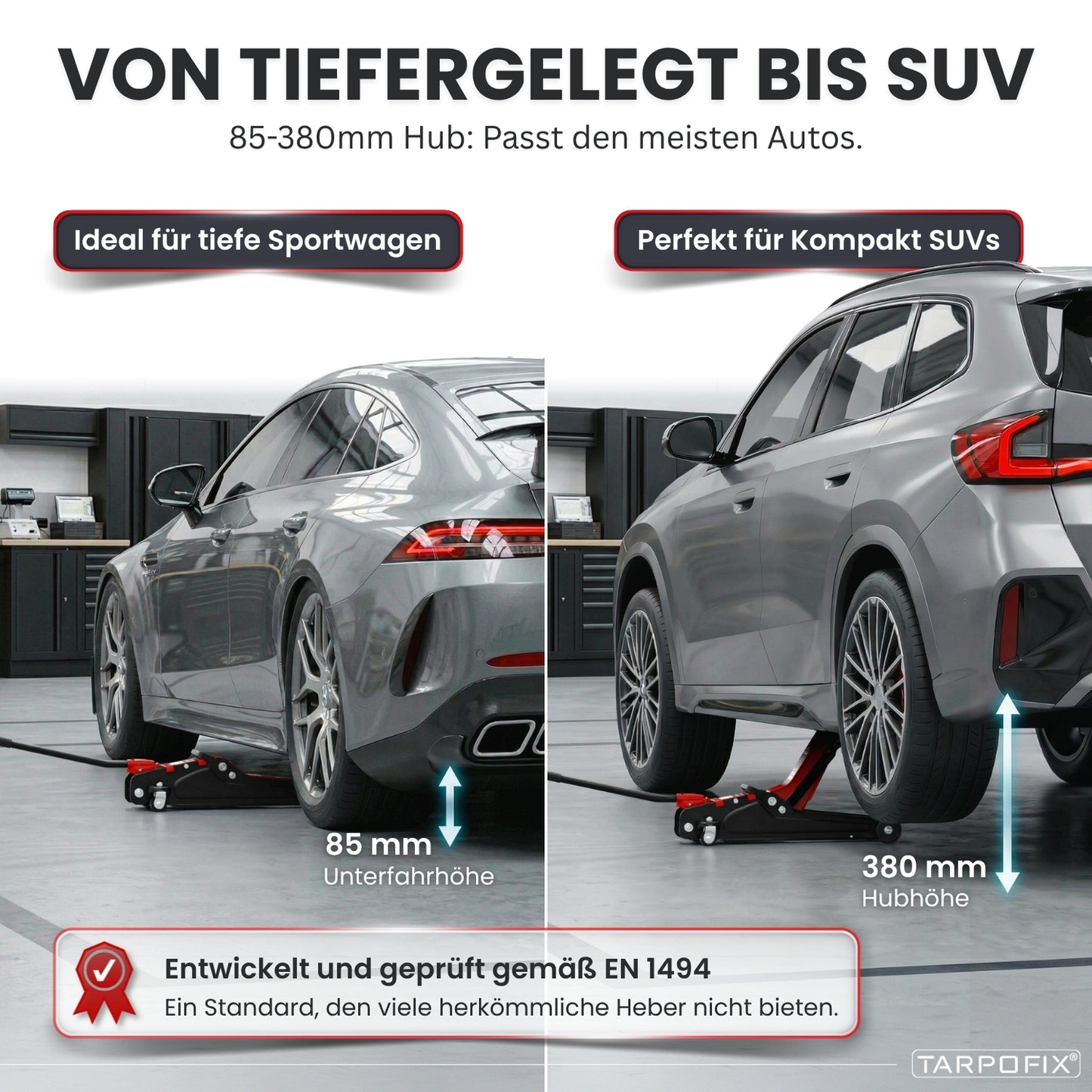 Wagenheber 2,5t mit Koffer