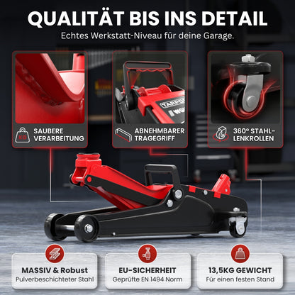 Wagenheber 2,5t mit Koffer