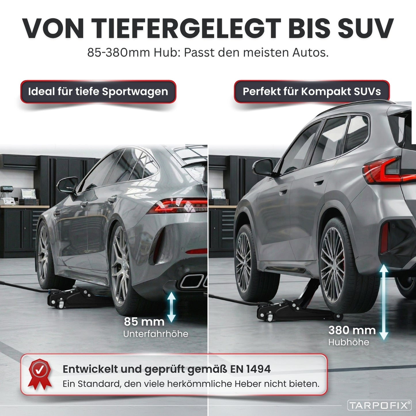 Wagenheber 2,5t mit Koffer