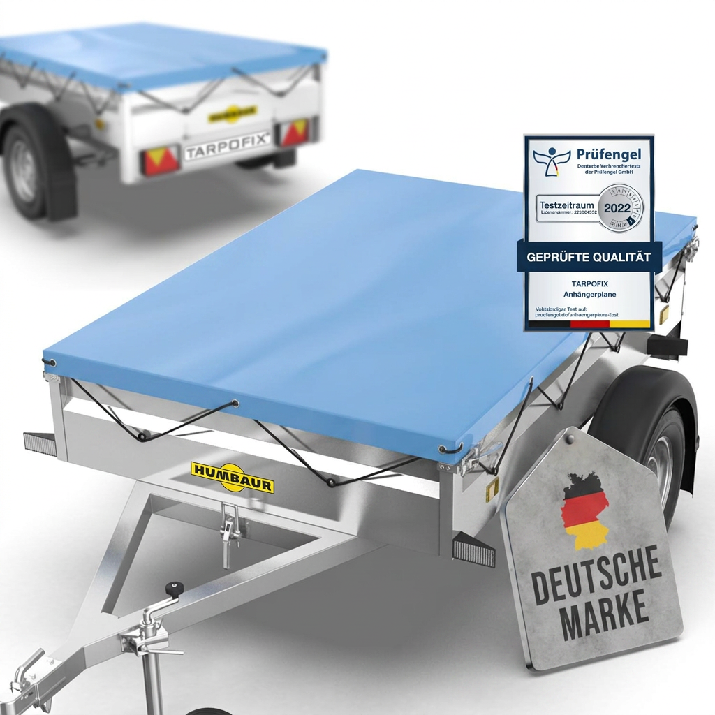 Anhänger Flachplane 211 x 116 x 8 cm