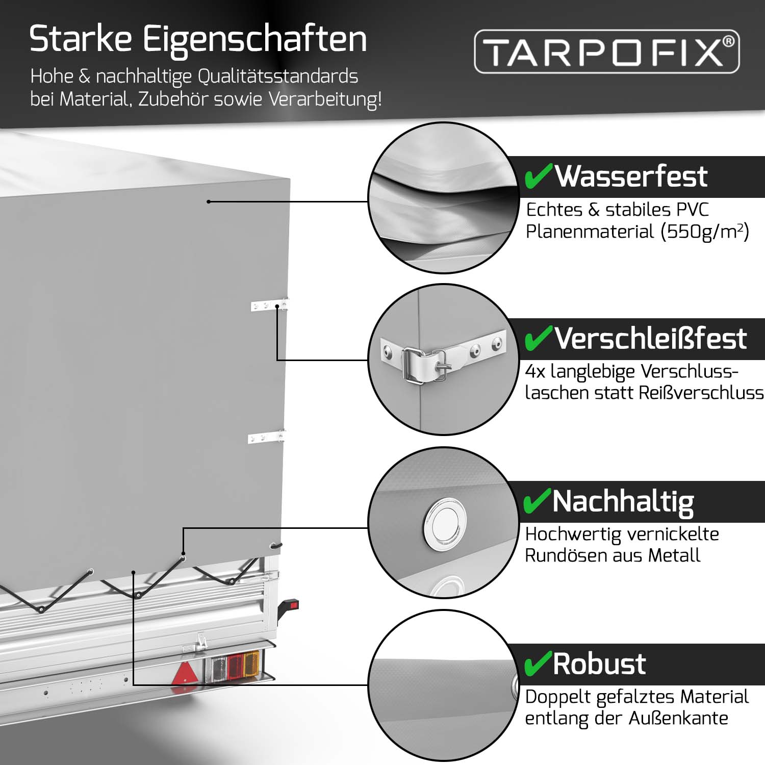 Tarpofix® Anhänger Hochplane 210 x 115 x 90 cm inkl. Planenseil – Tarpofix -Shop