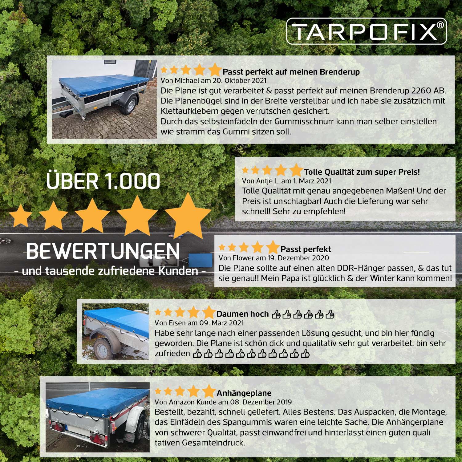 Tarpofix® Anhänger Plane 209x115 cm für Böckmann TPV EU2 – Tarpofix-Shop