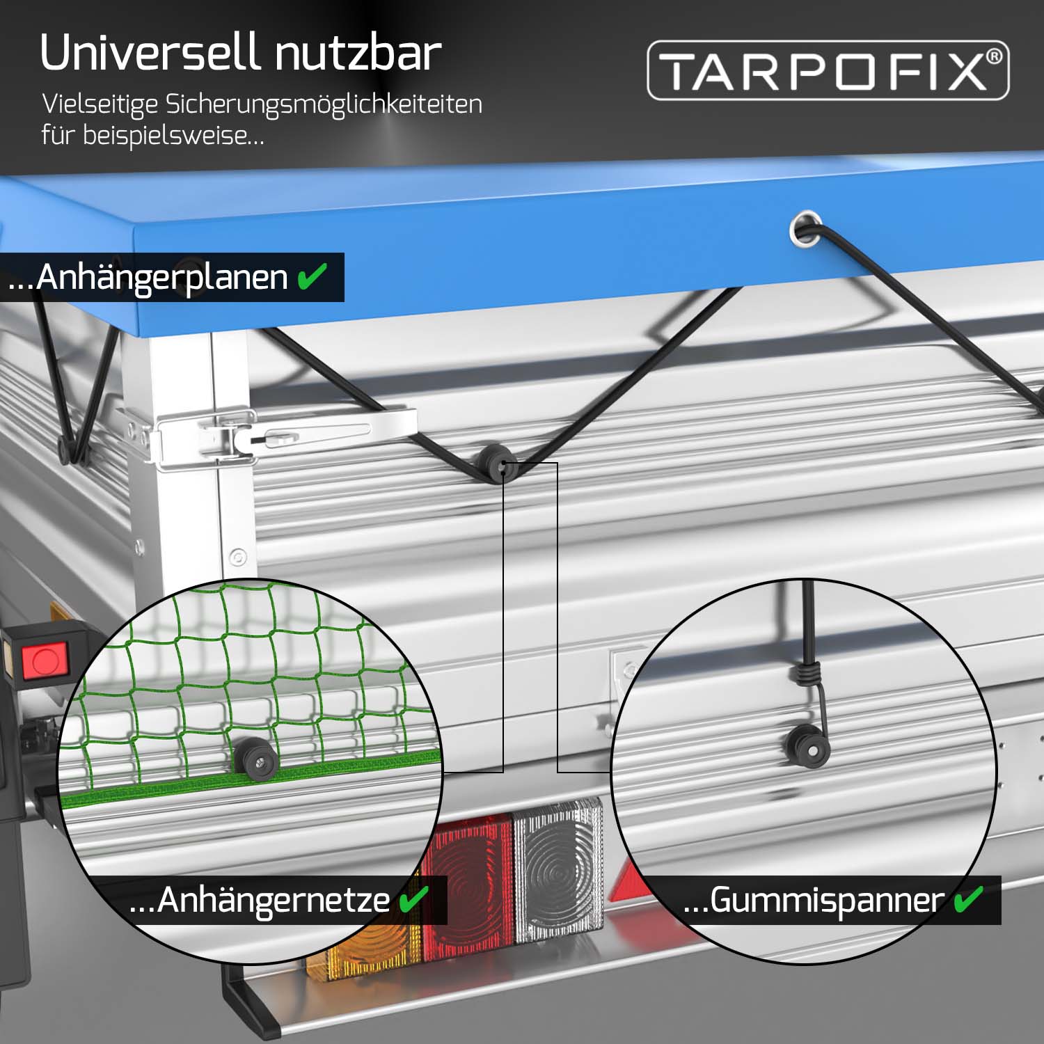 Tarpofix® Anhänger Planenknöpfe  robust & langlebig – Tarpofix-Shop